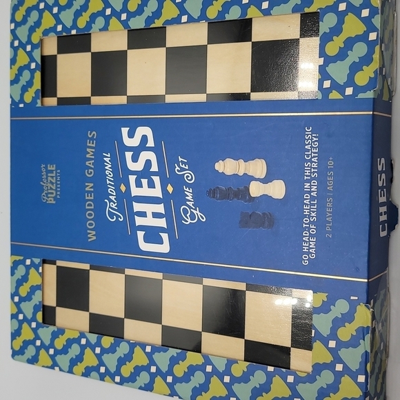 Wooden games chess & backgammon - Picture 2 of 5